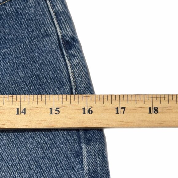 Tommy Hilfiger Jeans Juniors 1 Blue Twill Denim Straight Y2K Western School VTG - Picture 15 of 16